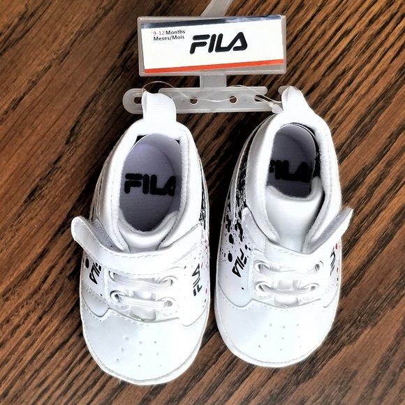 FILA Baby Shoes White 9-12M NWT - Picture 3 of 7